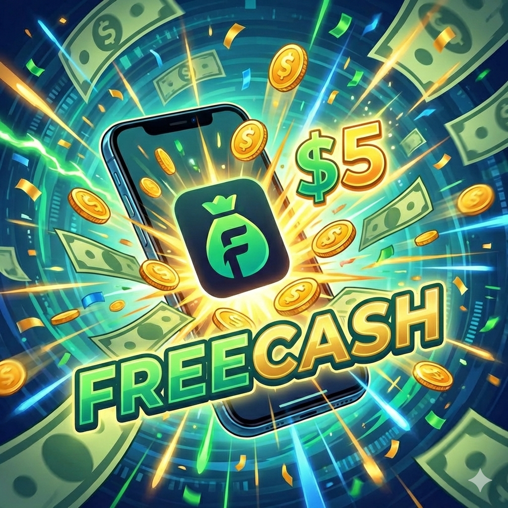 Zarabiaj na graniu i testowaniu apek! Odbierz 5$ bonusu na start od Freecash