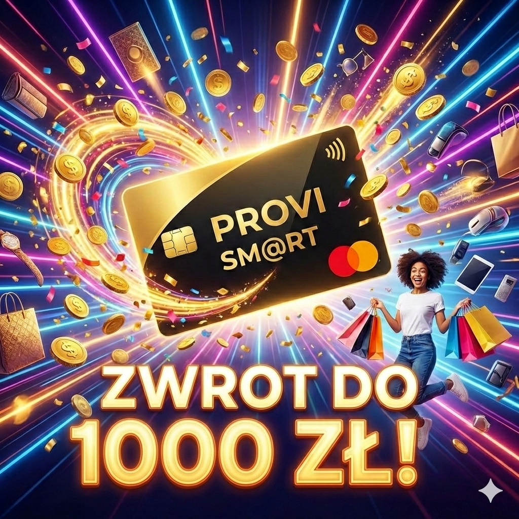 1000 zł premii od Providenta? Sprawdź, jak zgarnąć bonus z kartą Provi Sm@rt!